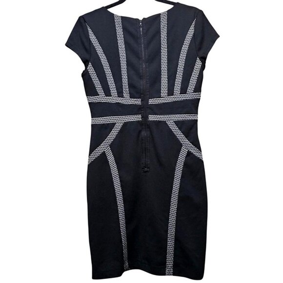 Black & Silver Cap Sleeve - Picture 1 of 9